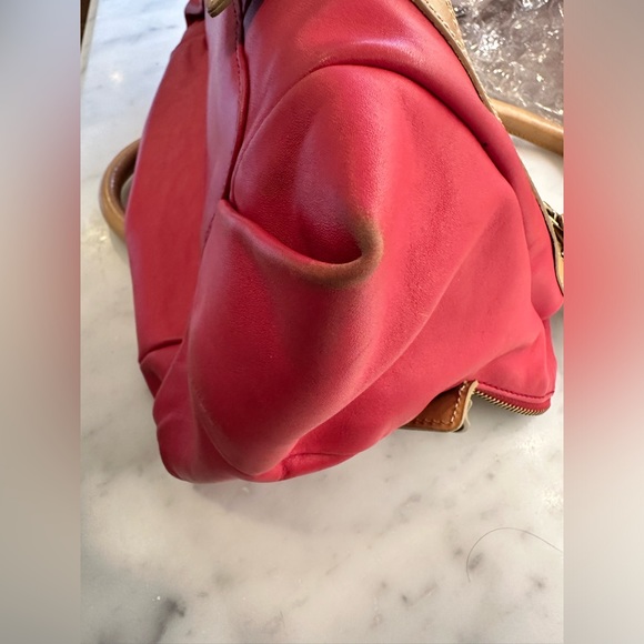 See by Chloé Deep Rose Leather Bag w Crossbody Strap - Picture 11 of 13